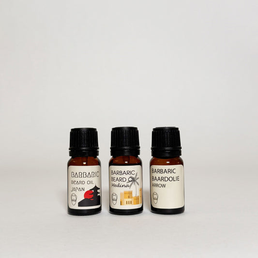 Barbaric mini beard oil kit
