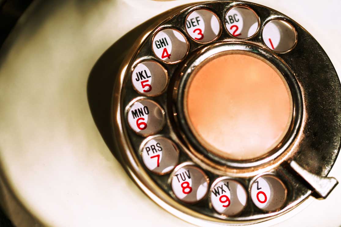 Barbaric retro telefoon