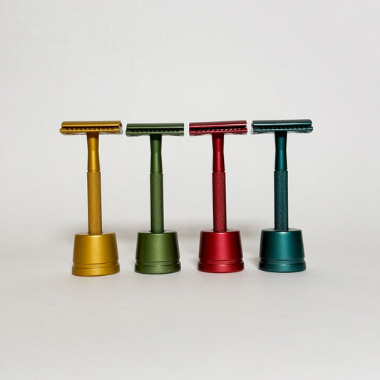 Barbaric safety razors met houder